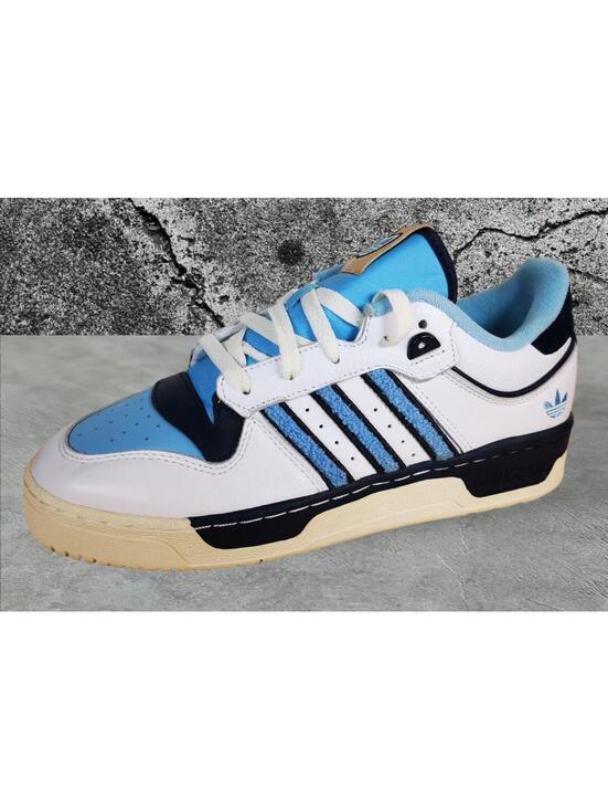 Adidas Originals Rivalry Mens Size 11.5 Low  White Blue Navy Sneakers NEW main image 6
